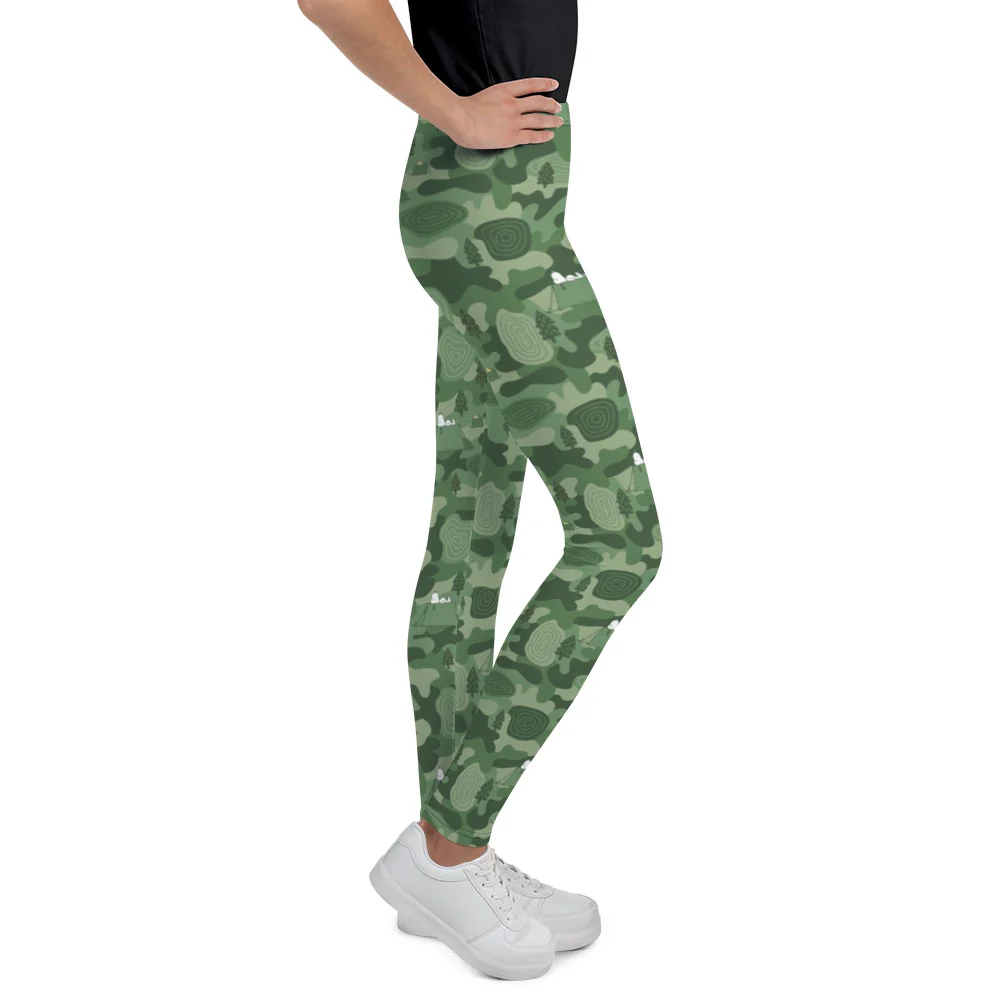 Camo Kids Leggings - Image 4