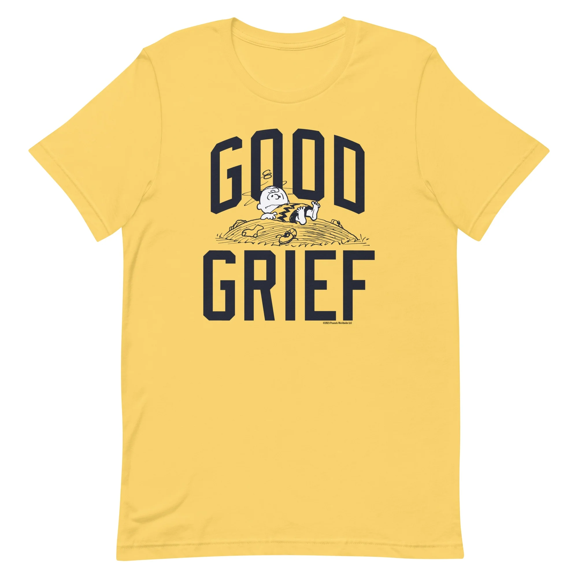 Charlie Brown Good Grief Adult T-Shirt - Image 3