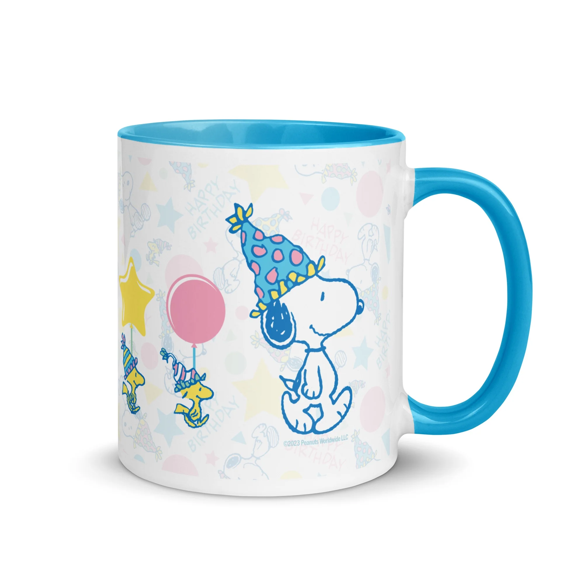 Happy Birthday Pattern Two Tone Mug - Image 3