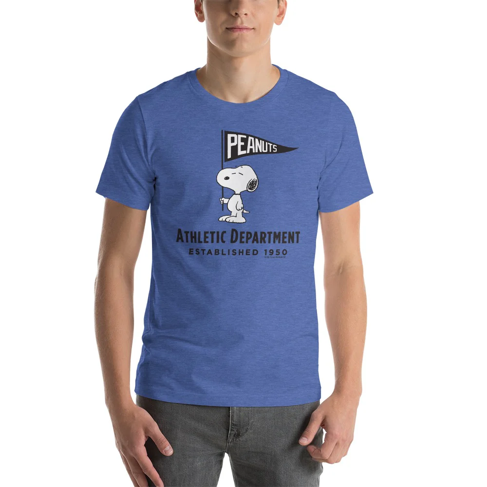 Peanuts Athletic Department Snoopy Adult T-Shirt - Image 3