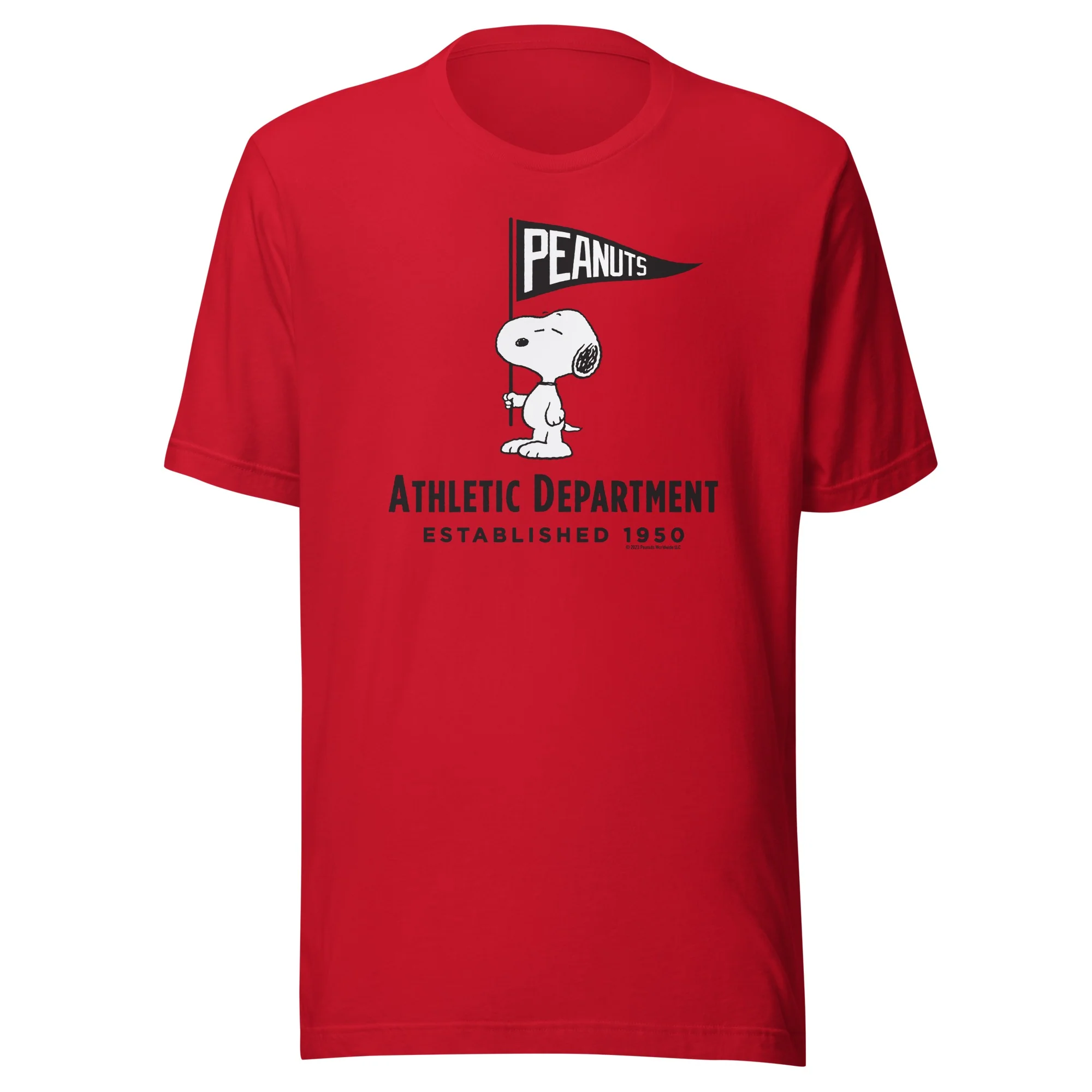 Peanuts Athletic Department Snoopy Adult T-Shirt - Image 4