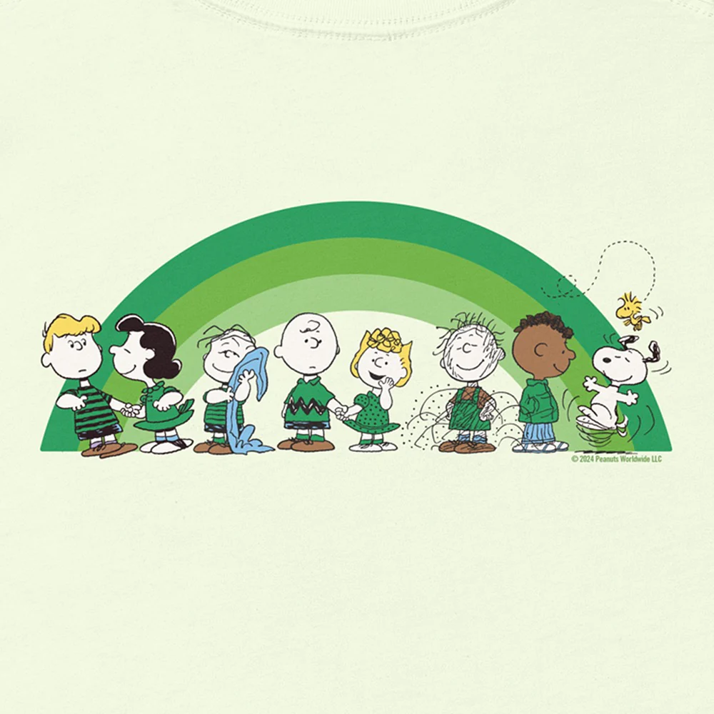 Peanuts Gang This Is My Lucky Unisex T-Shirt - Image 3