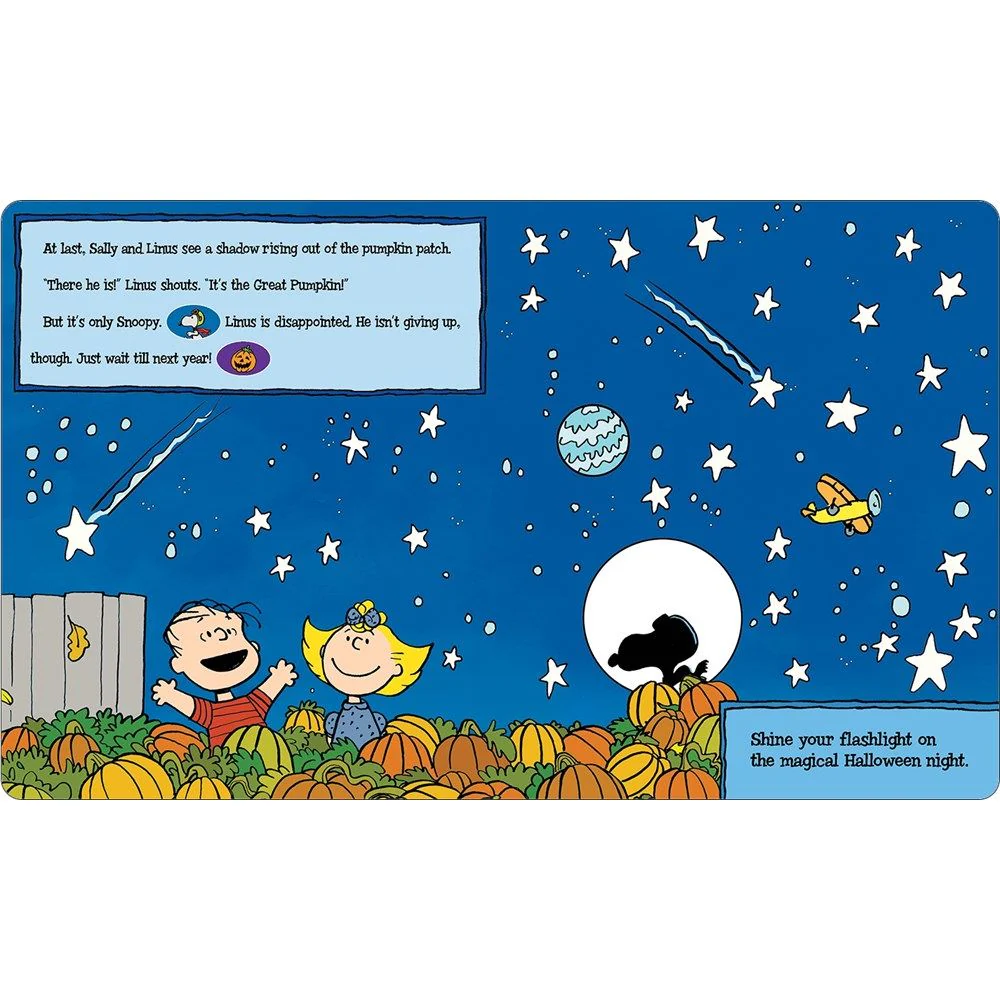 Peanuts: It's the Great Pumpkin, Charlie Brown Book and 5-Sound Flashlight Set - Image 3