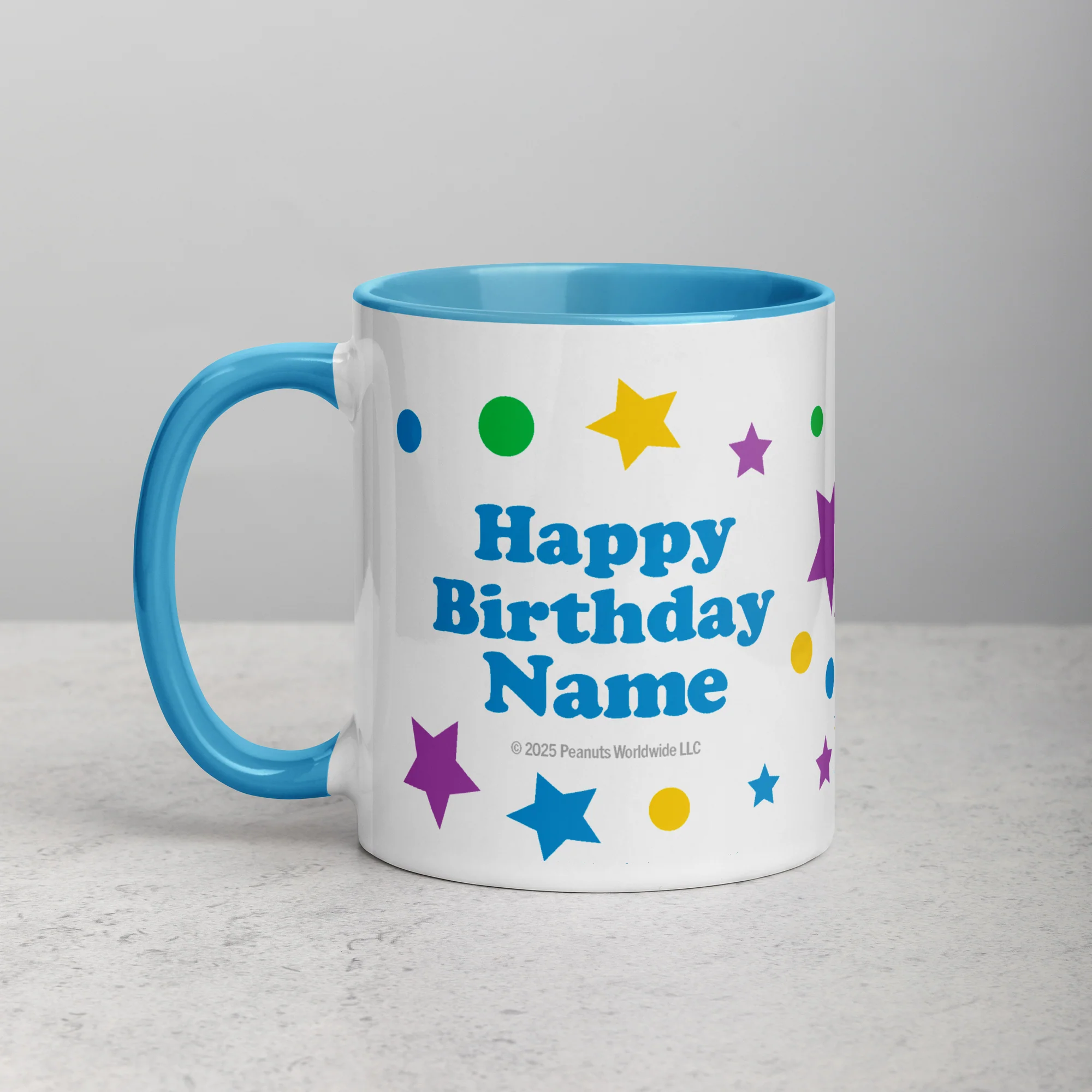 Peanuts Personalized Birthday Two-Tone Mug - Image 4