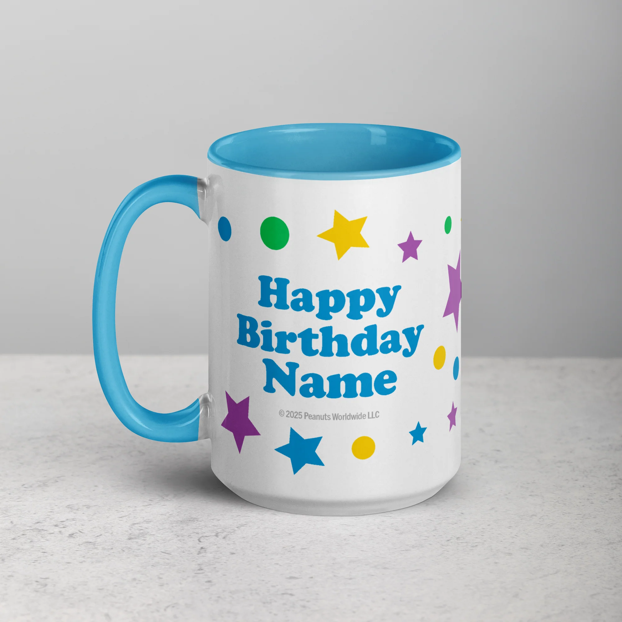 Peanuts Personalized Birthday Two-Tone Mug - Image 8