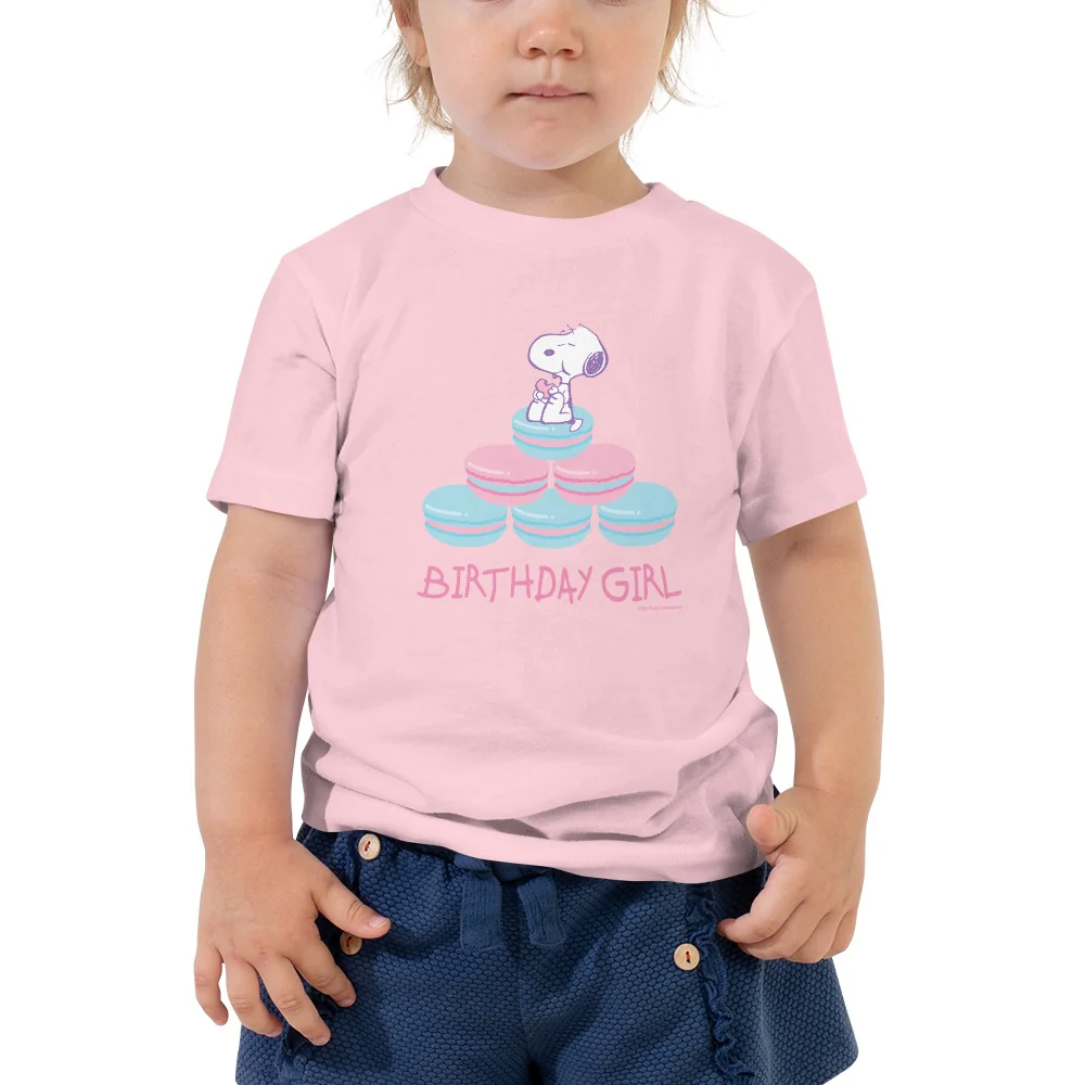 Snoopy Birthday Girl Toddler Tee - Image 3