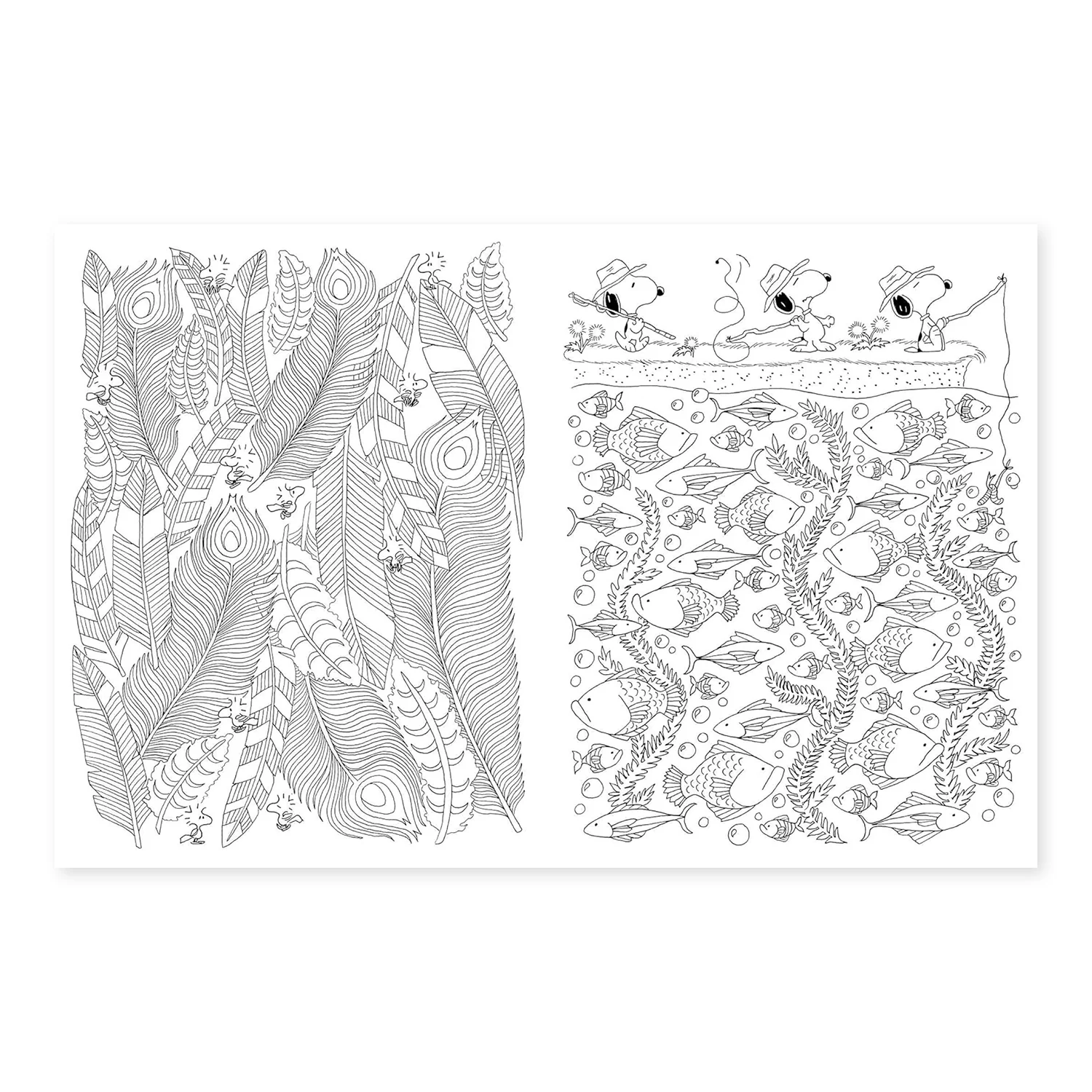 Posh Adult Coloring Book: Peanuts for Inspiration & Relaxation - Image 6