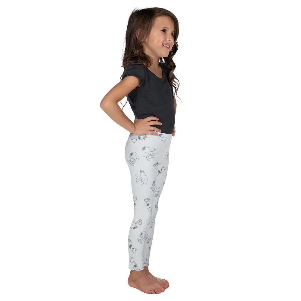 Snoopy and Woodstock Kids Leggings - Image 7