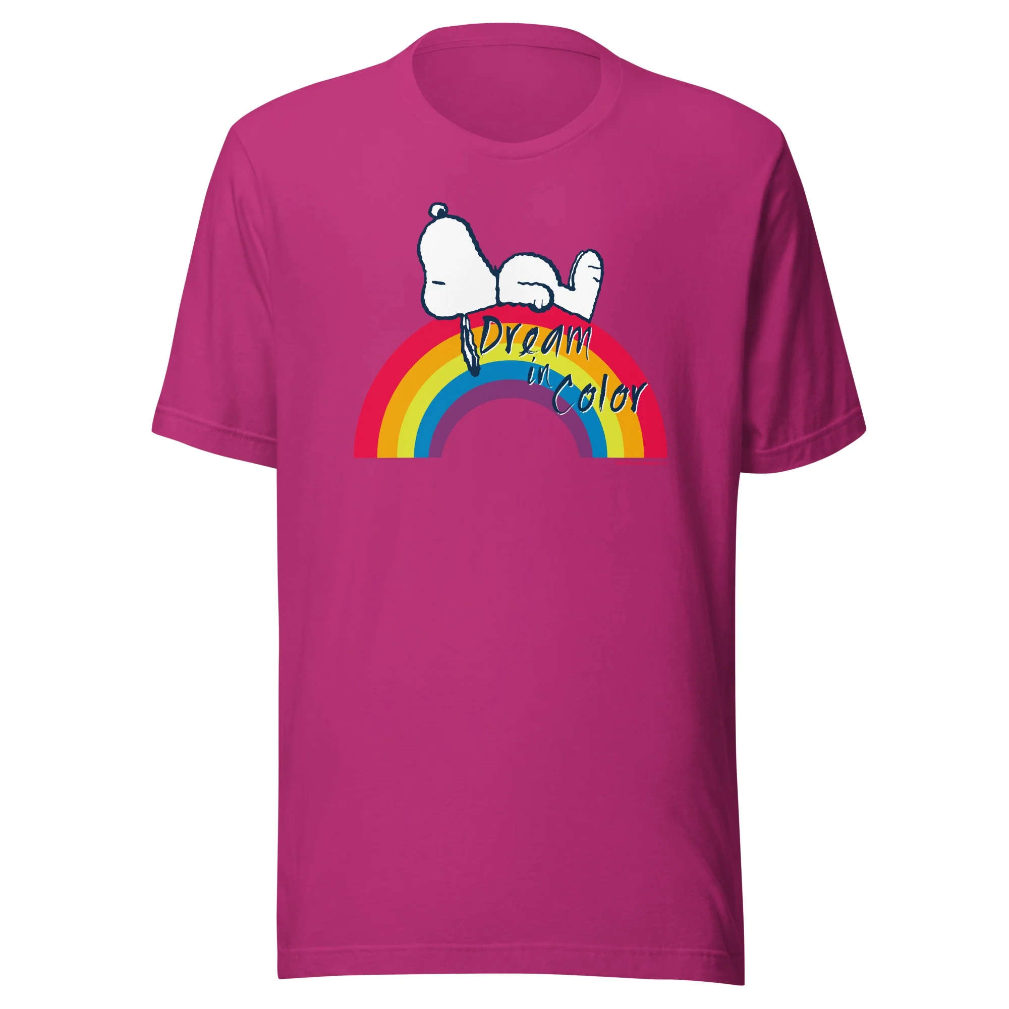 Snoopy Dream in Color Adult T-Shirt - Image 3