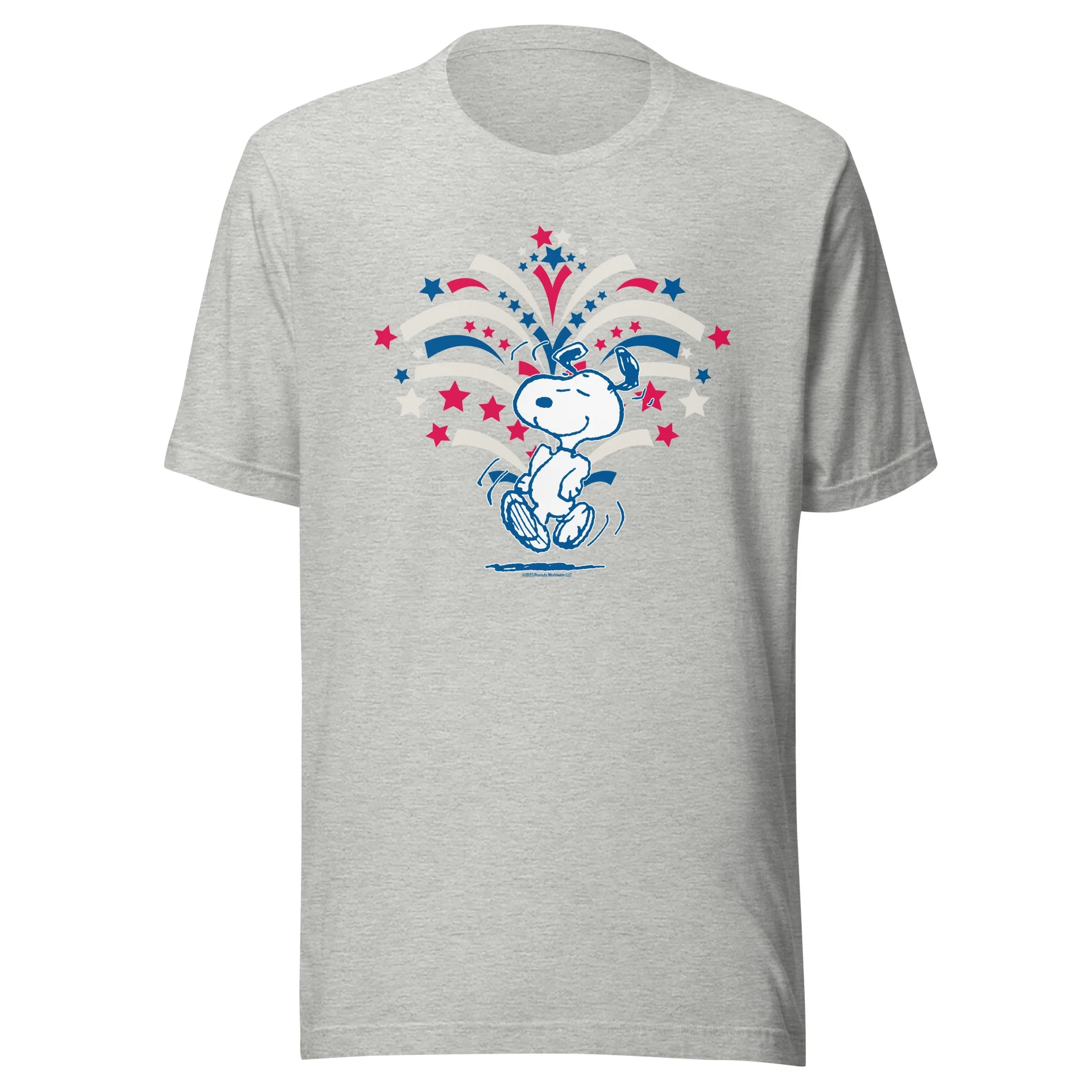 Snoopy Fireworks Adult T-Shirt - Image 3