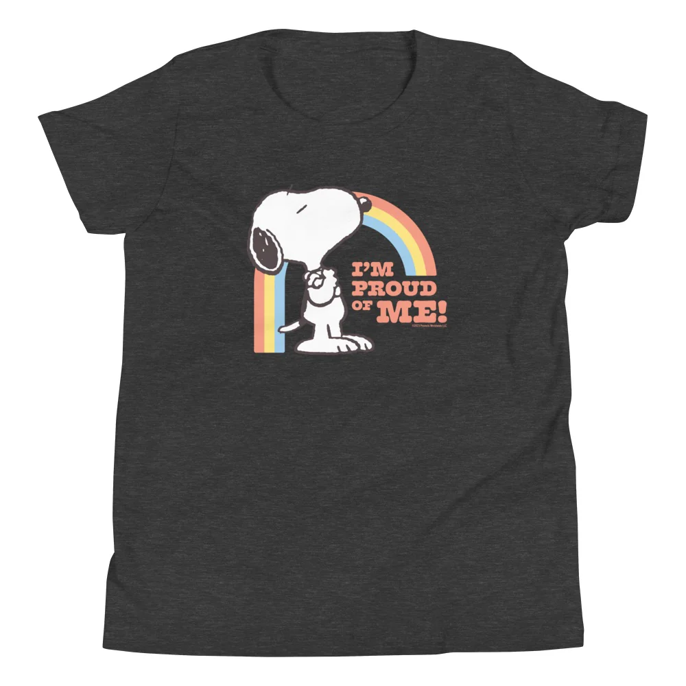 Snoopy I'm Proud of Me Kids T-Shirt - Image 3