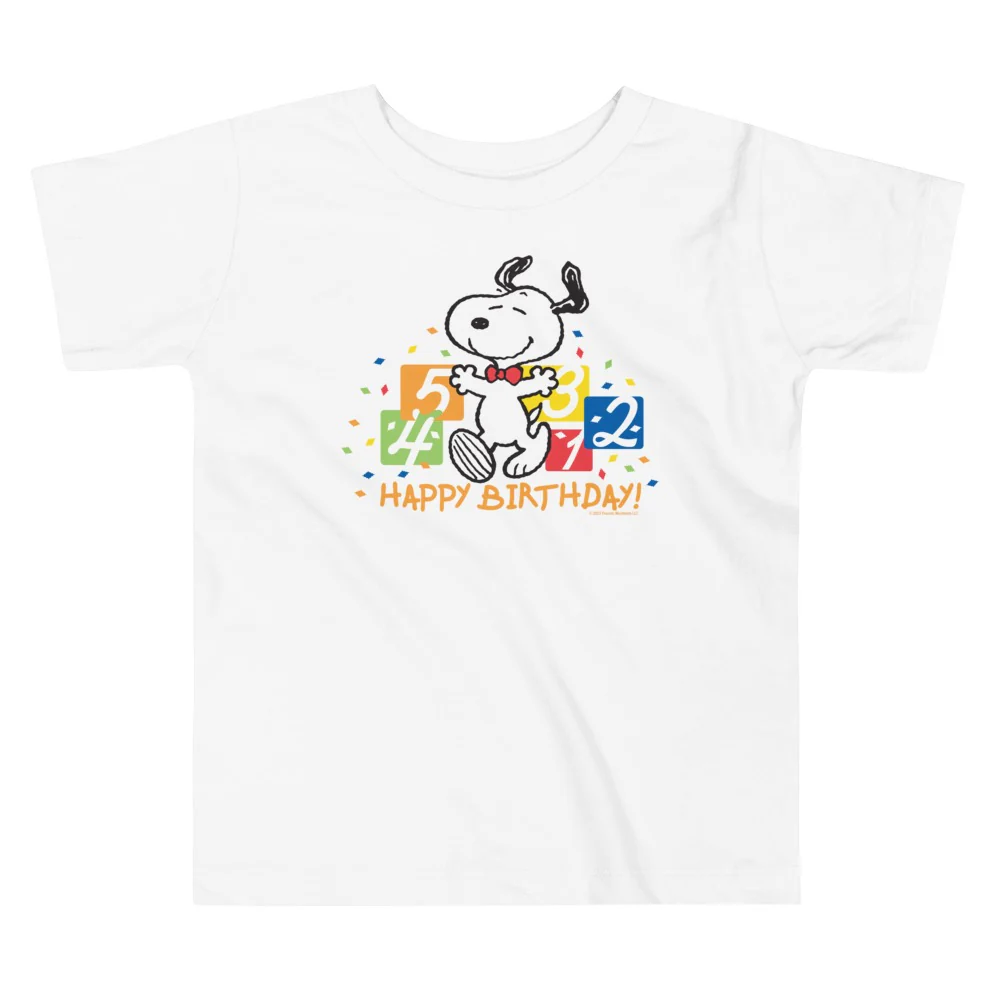 Snoopy Numbers Toddler Tee - Image 3