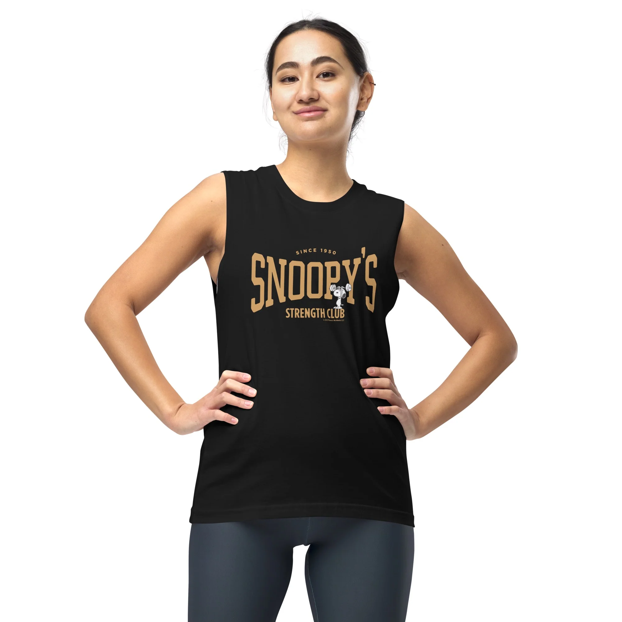 Snoopy's Strength Club Muscle Shirt - Image 3