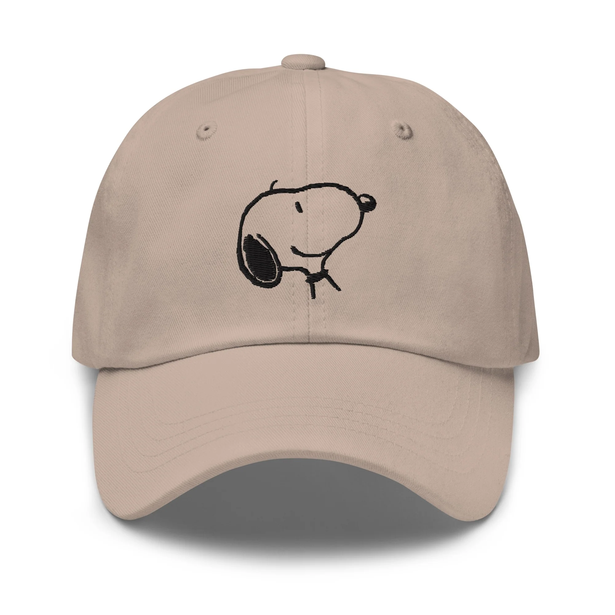 Snoopy Smile Embroidered Hat - Image 5